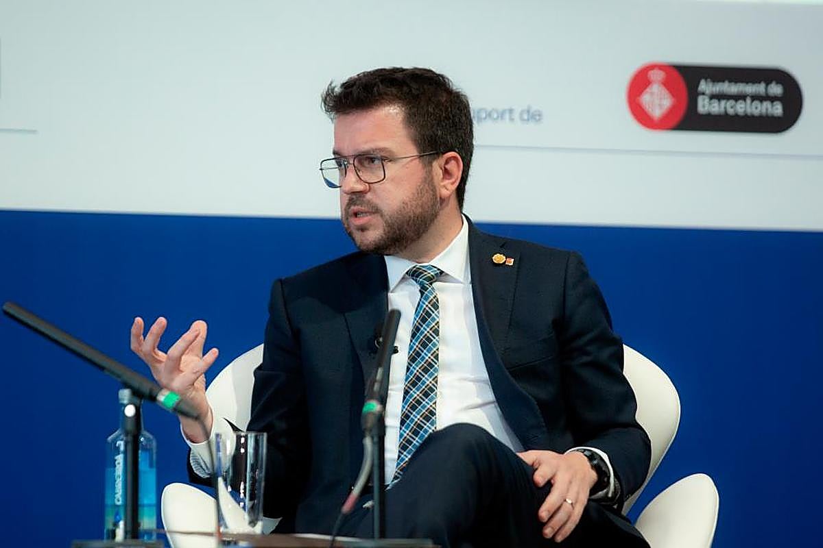 El presidente de la Generalitat, Pere Aragonés.