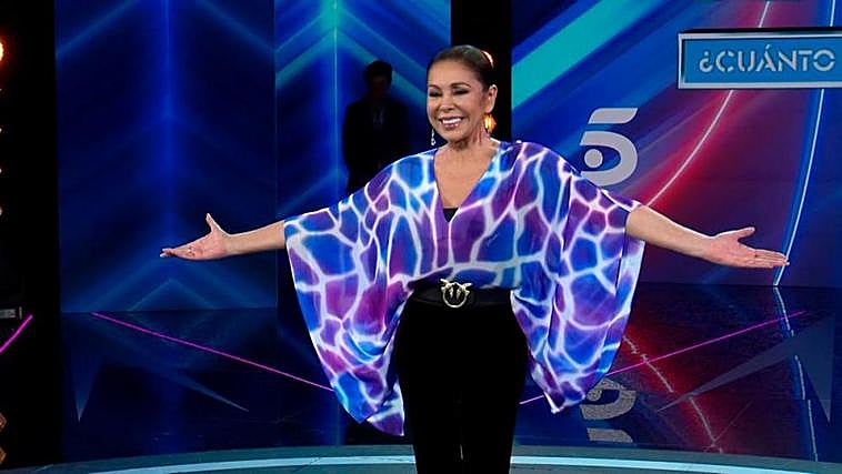 Isabel Pantoja en una de sus últimas apariciones televisivas.