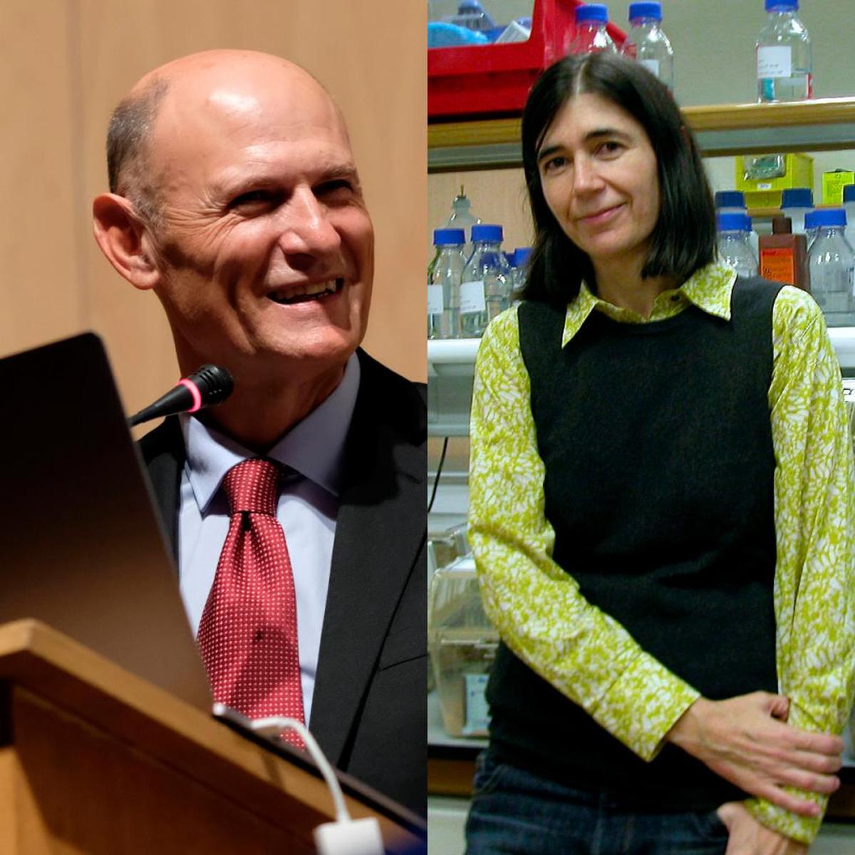 El experto Juan Carlos Izpisúa y la investigadora María Blasco