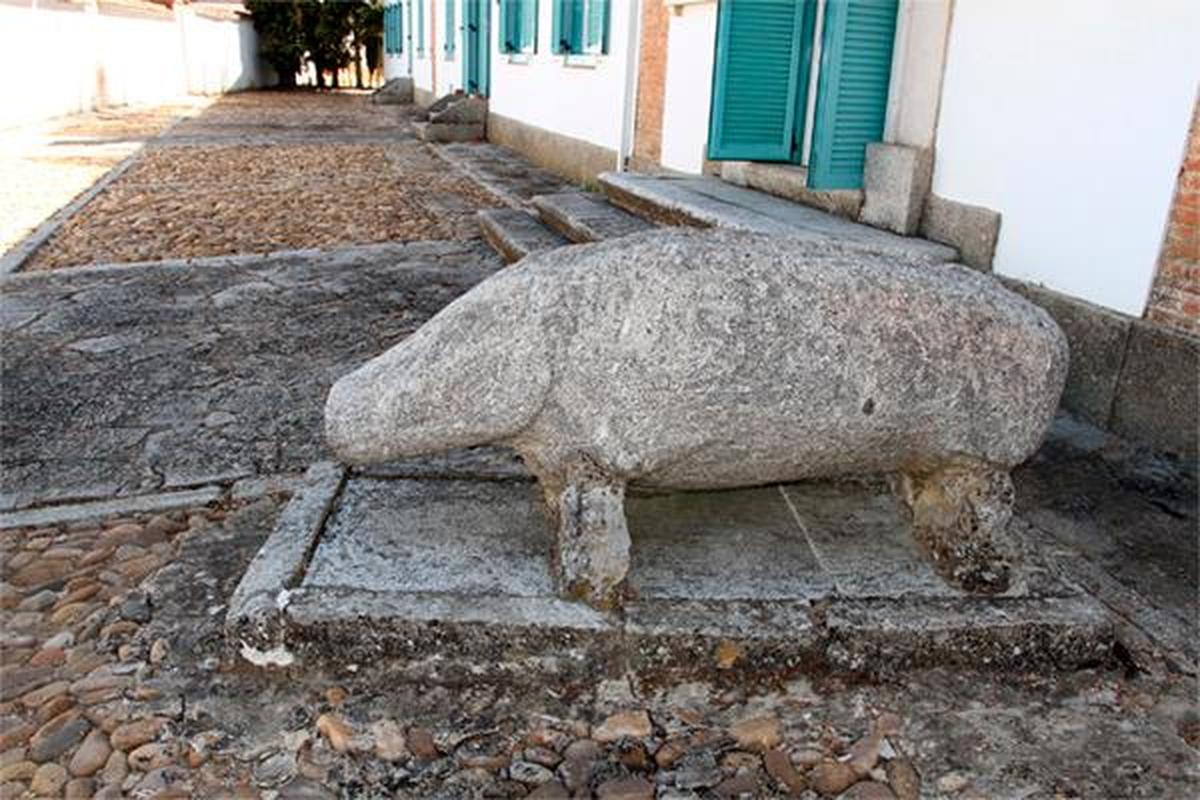 Verraco hallado en Villimer, León