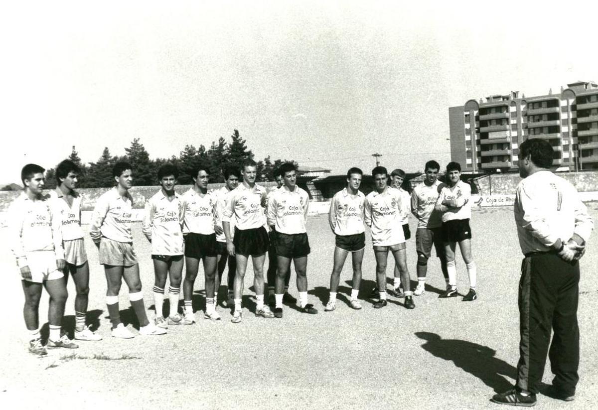 Un entrenamiento del Monterrey a principios de la década de los 90