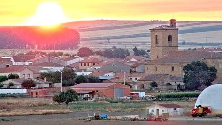 Amanecer en la localidad salmantina de Cantalpino, en la comarca de Peñaranda.