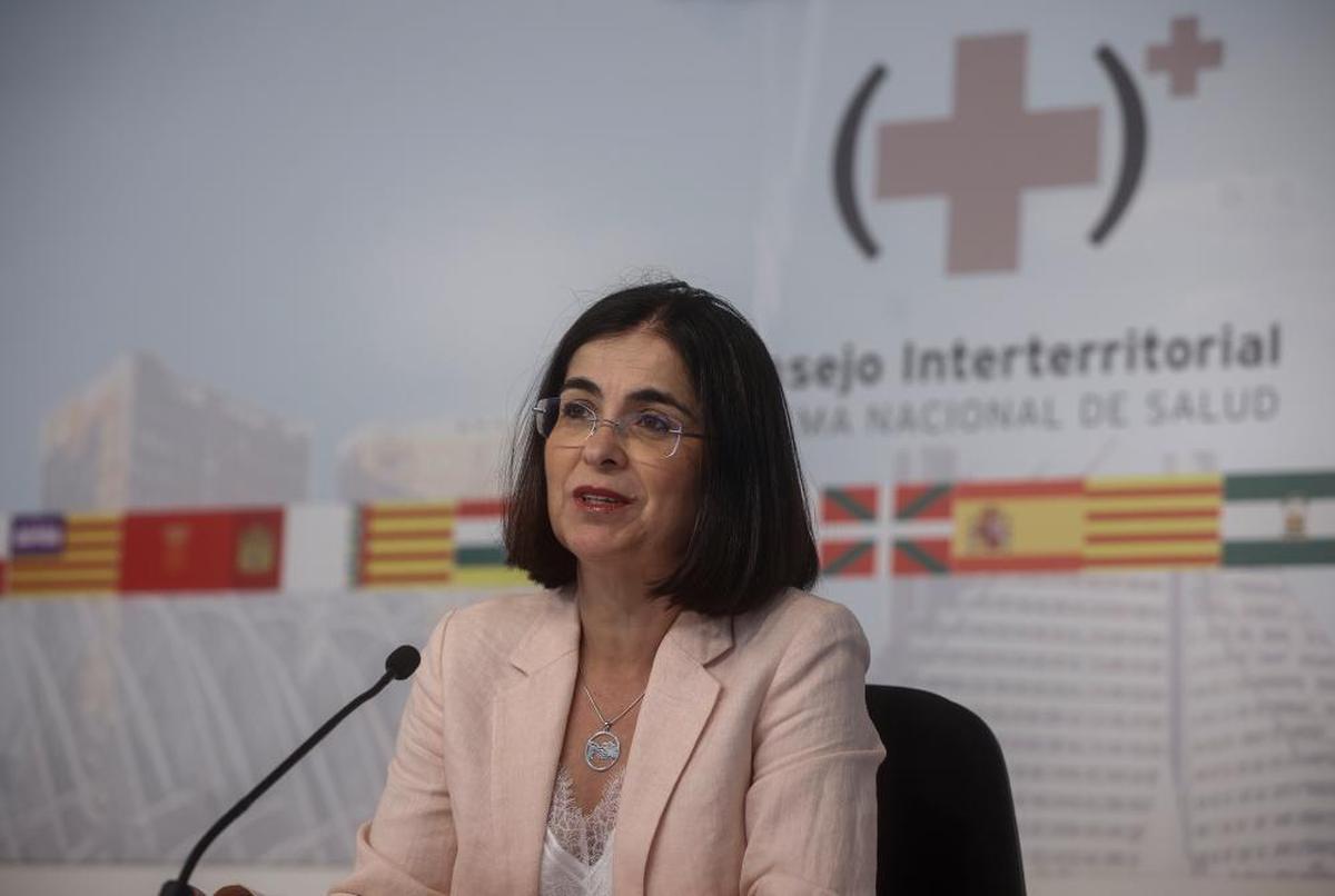 La ministra de Sanidad, Carolina Darias.