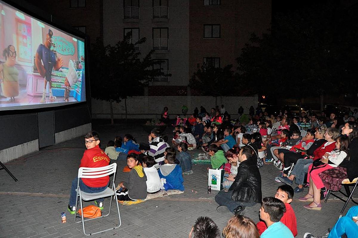 Una de las sesiones de cine de verano en Santa Marta en anteriores ediciones.