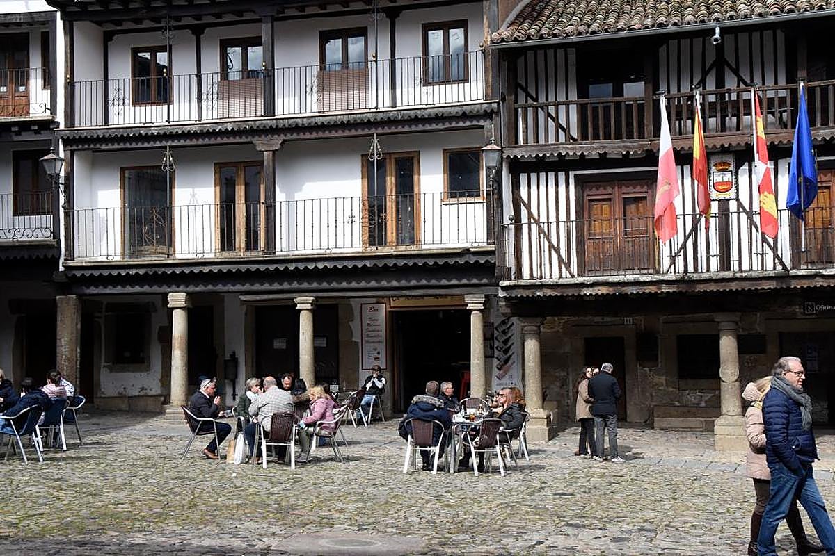 Casa Consistorial en la Plaza Mayor de La Alberca.