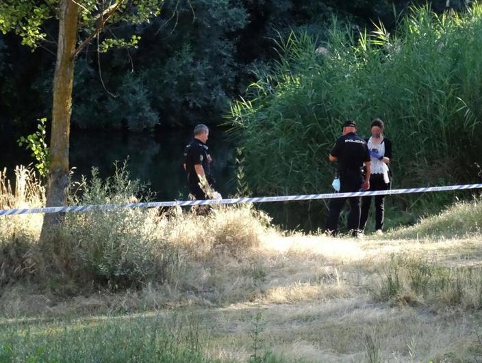 La Policía Nacional en el lugar.