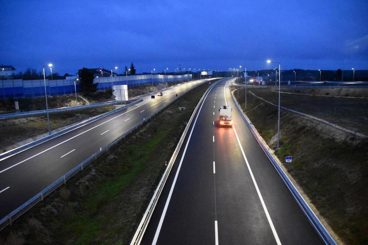 Tramo de la A-62 de conexión con Portugal abierto el pasado diciembre.