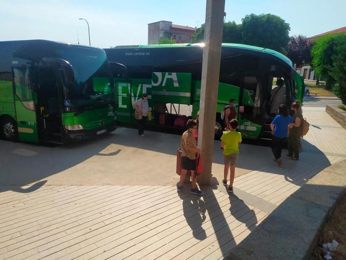 Estación de El Barco de Ávila, lugar donde los vecinos de otros pueblos tenían que ir para viajar a Madrid.