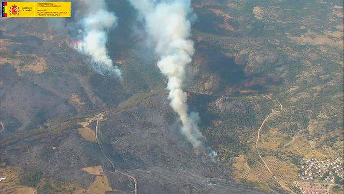 Incendio en Cebreros