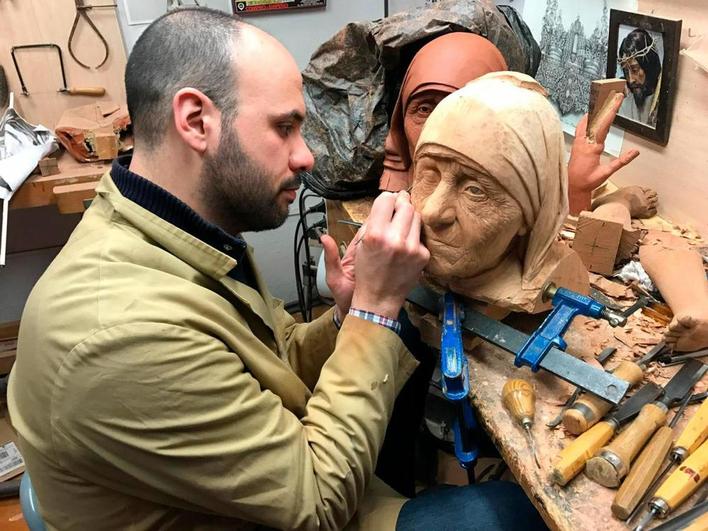 El escultor Javier López del Espino: “La imaginería de Salamanca es extraordinaria”