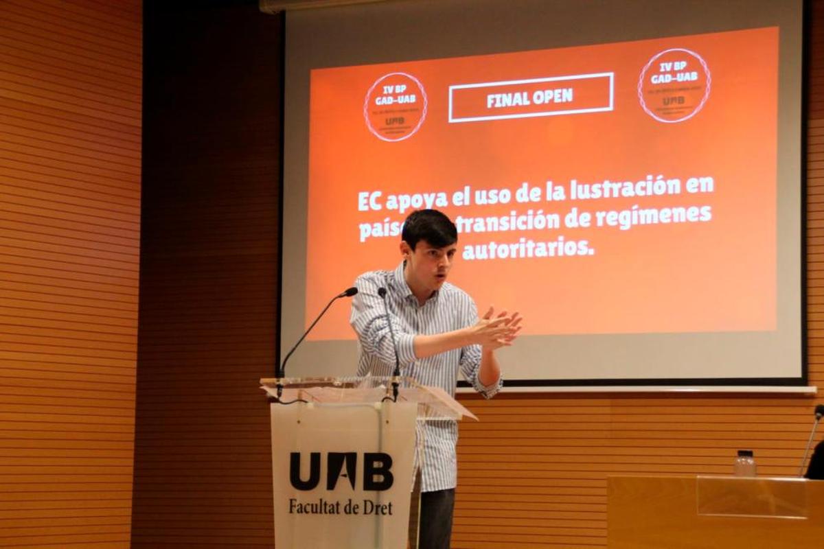 El cuarto mejor orador del mundo, un estudiante de Salamanca
