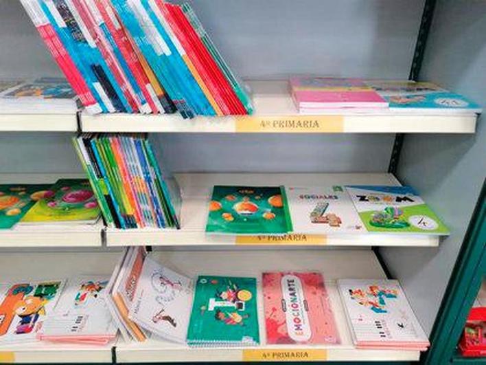 Libros de texto de Educación Primaria.