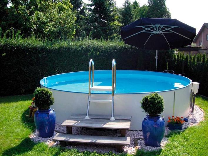 Piscina desmontable.