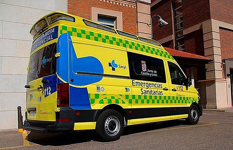 Una ambulancia de Sacyl.