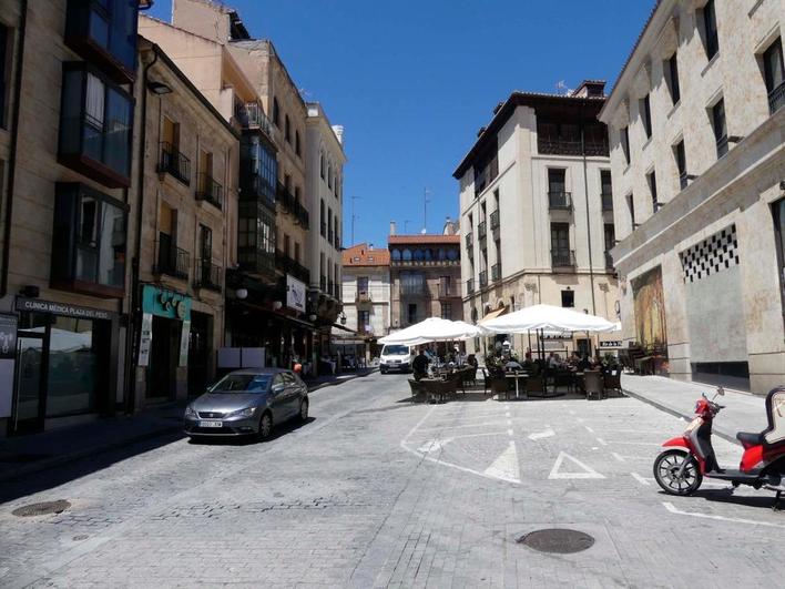 Plaza del Peso, incluida en la futura Zona de Bajas Emisiones.