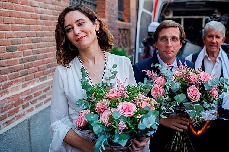 Isabel Díaz Ayuso en la celebración del Día de la Paloma