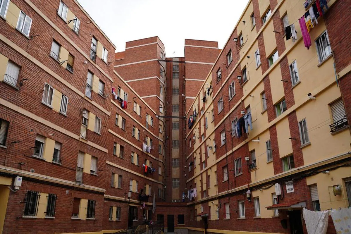 Vista aérea de bloques de viviendas de Salamanca, inmuebles que pagarán en 2023 el mismo IBI.