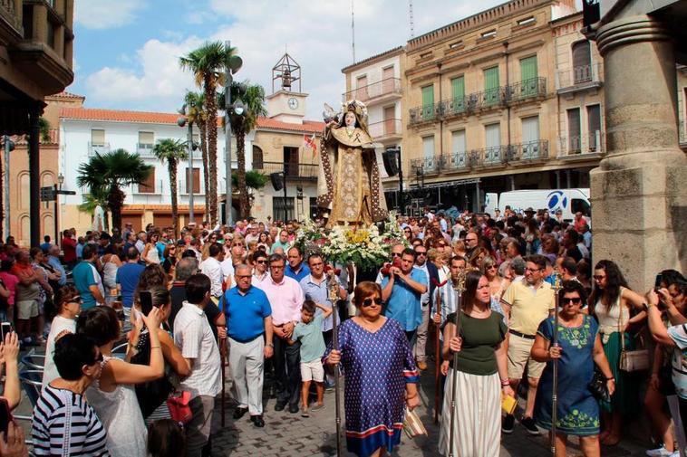 La procesión de salida de Santa Teresa se desarrollará este jueves