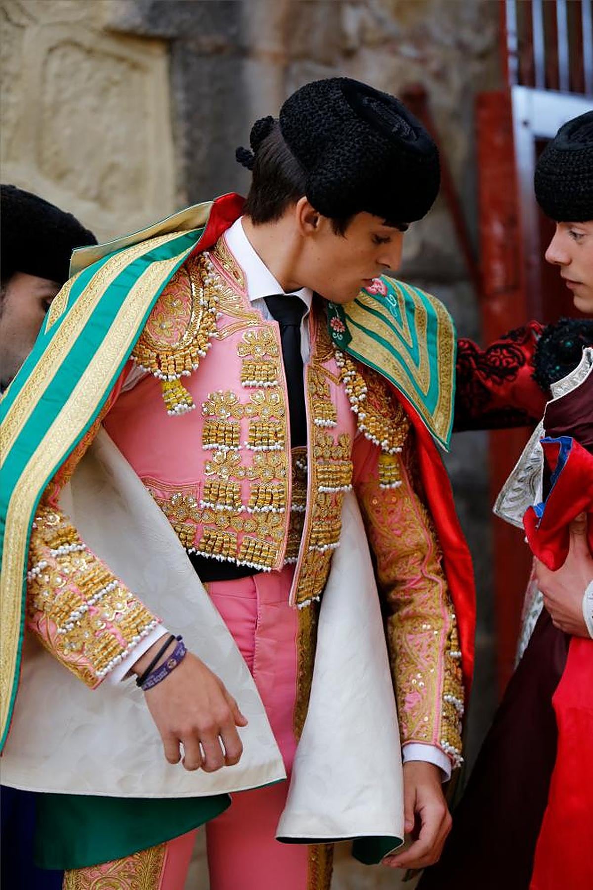 Jesús de la Calzada, en el patio de cuadrillas de La Glorieta.