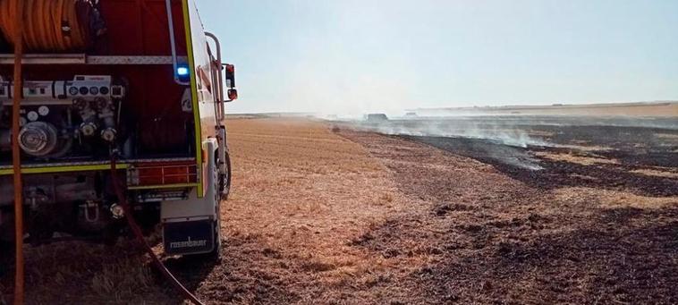 Un vehículo de los Bomberos de la Diputación en una actuación anterior