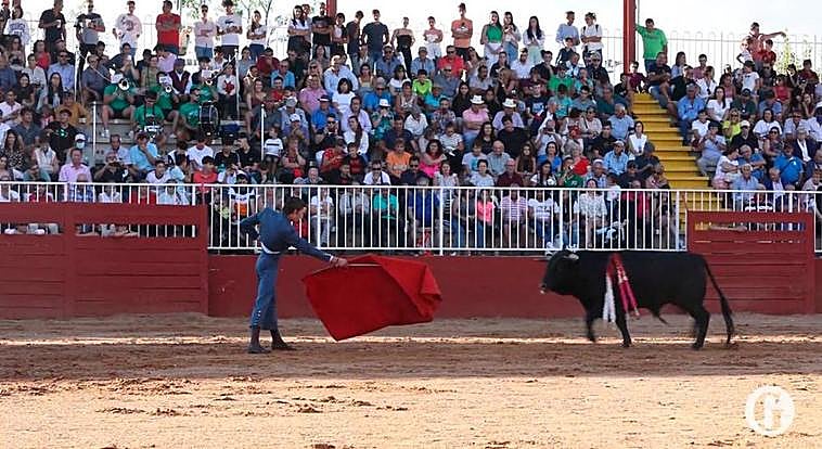 Uno de los alumnos de la Escuela de Tauromaquia.