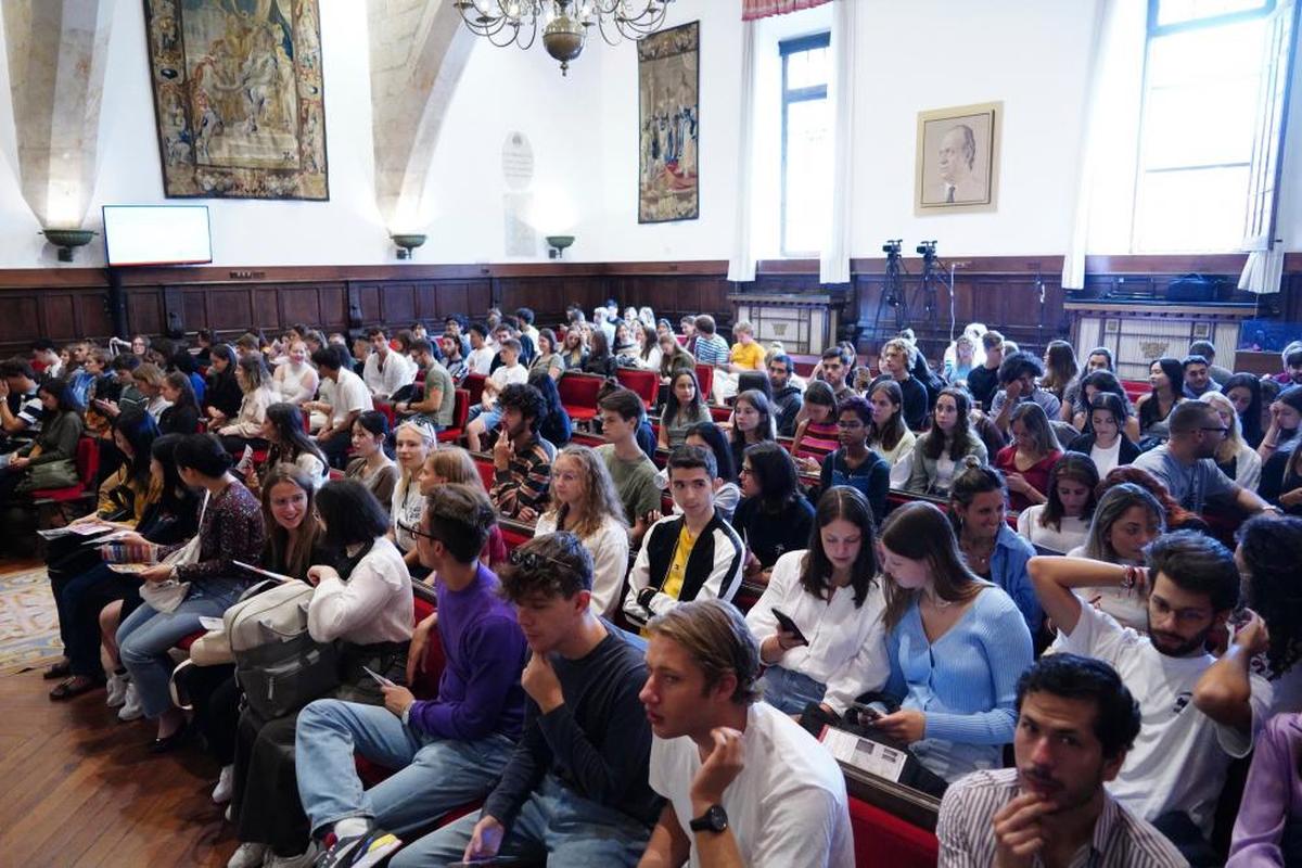 Los alumnos Erasmus, fascinados con Salamanca