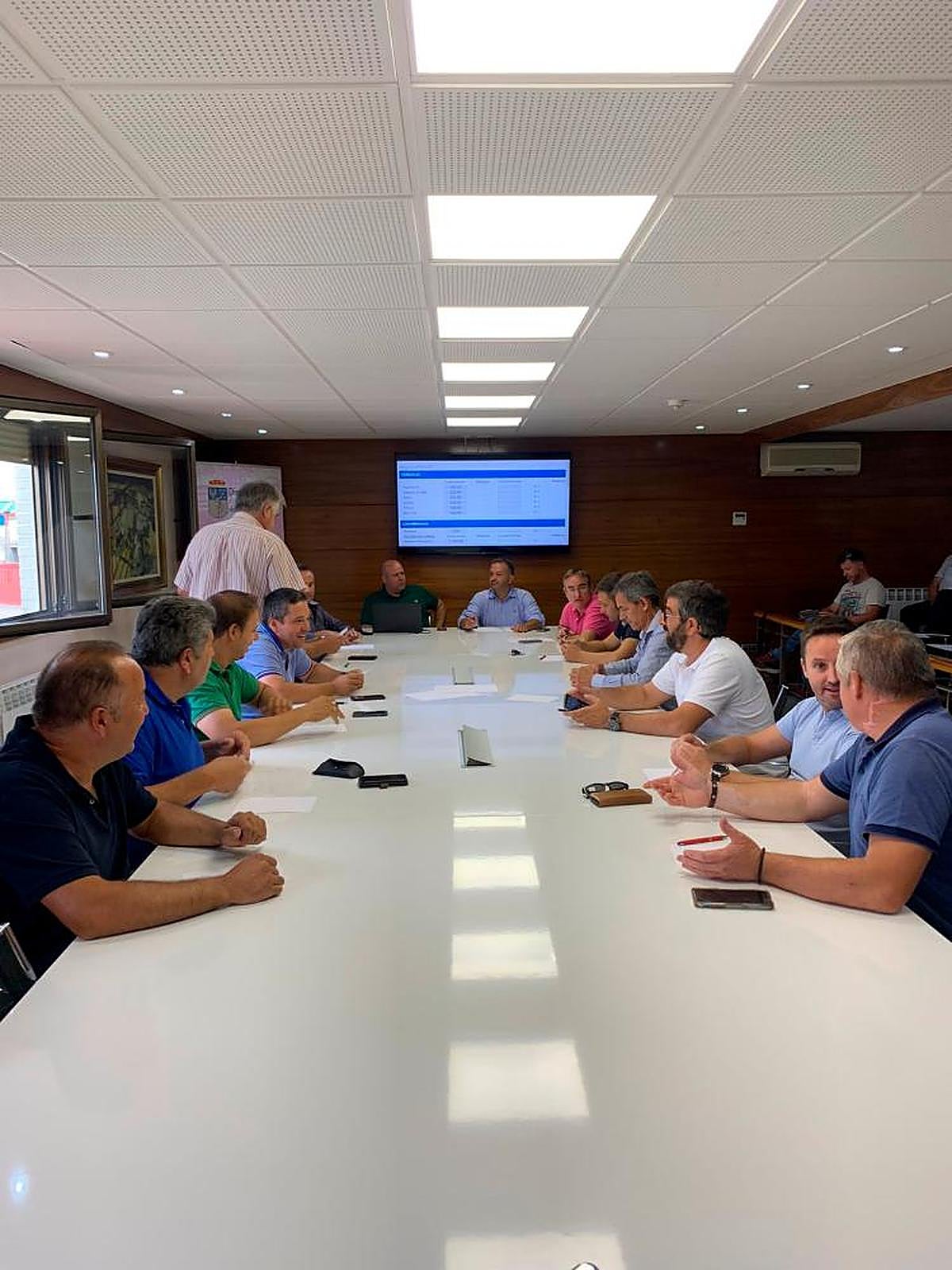 Mesa de cereal de la Lonja de Salamanca.