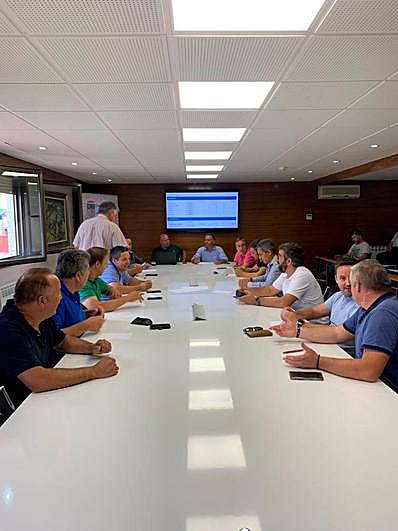 Mesa de cereal de la Lonja de Salamanca.