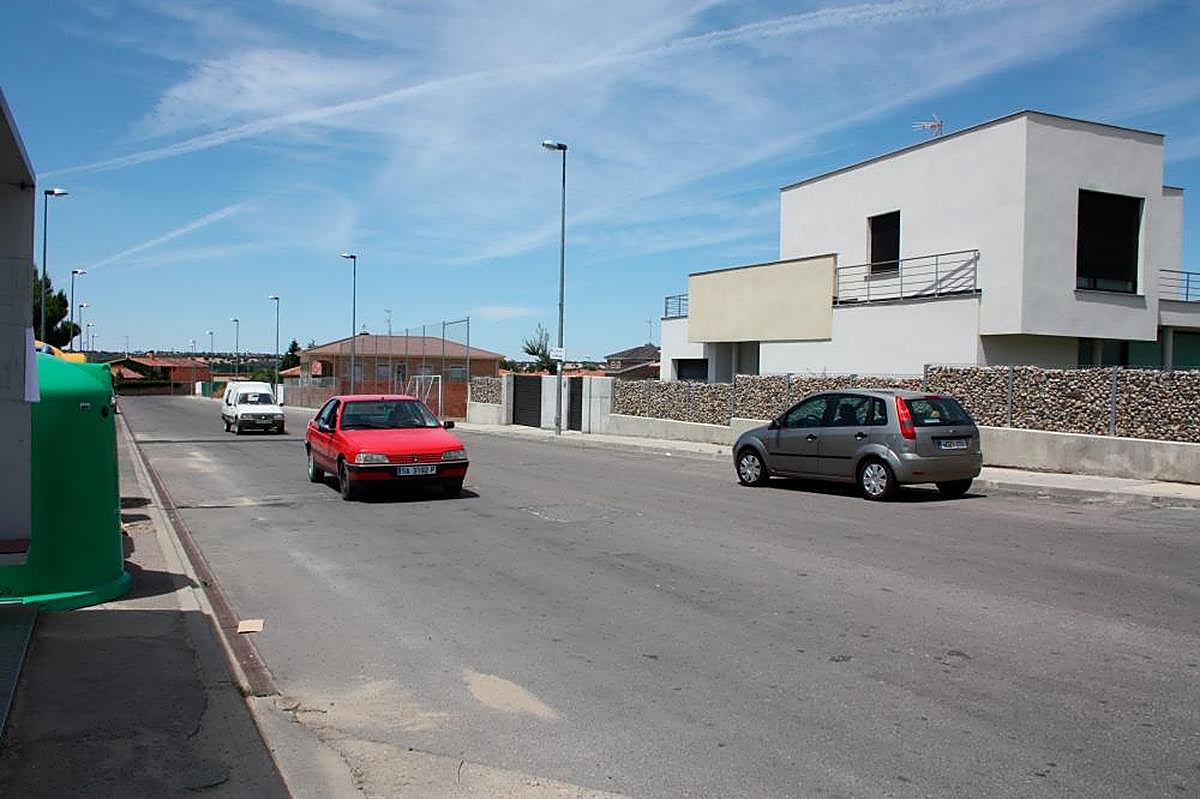 La urbanización Los Almendros de Villamayor de Armuña.