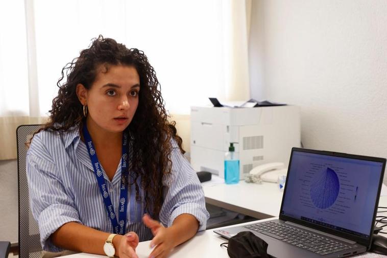 Elena Infante, del servicio de Traumatología del Hospital de Salamanca.