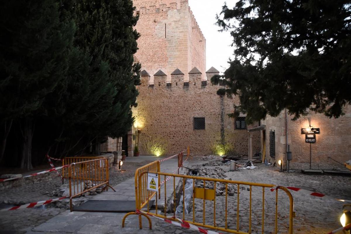 Actual proyecto de obras en el recinto del Castillo de Enrique II de Trastamara de Ciudad Rodrigo.