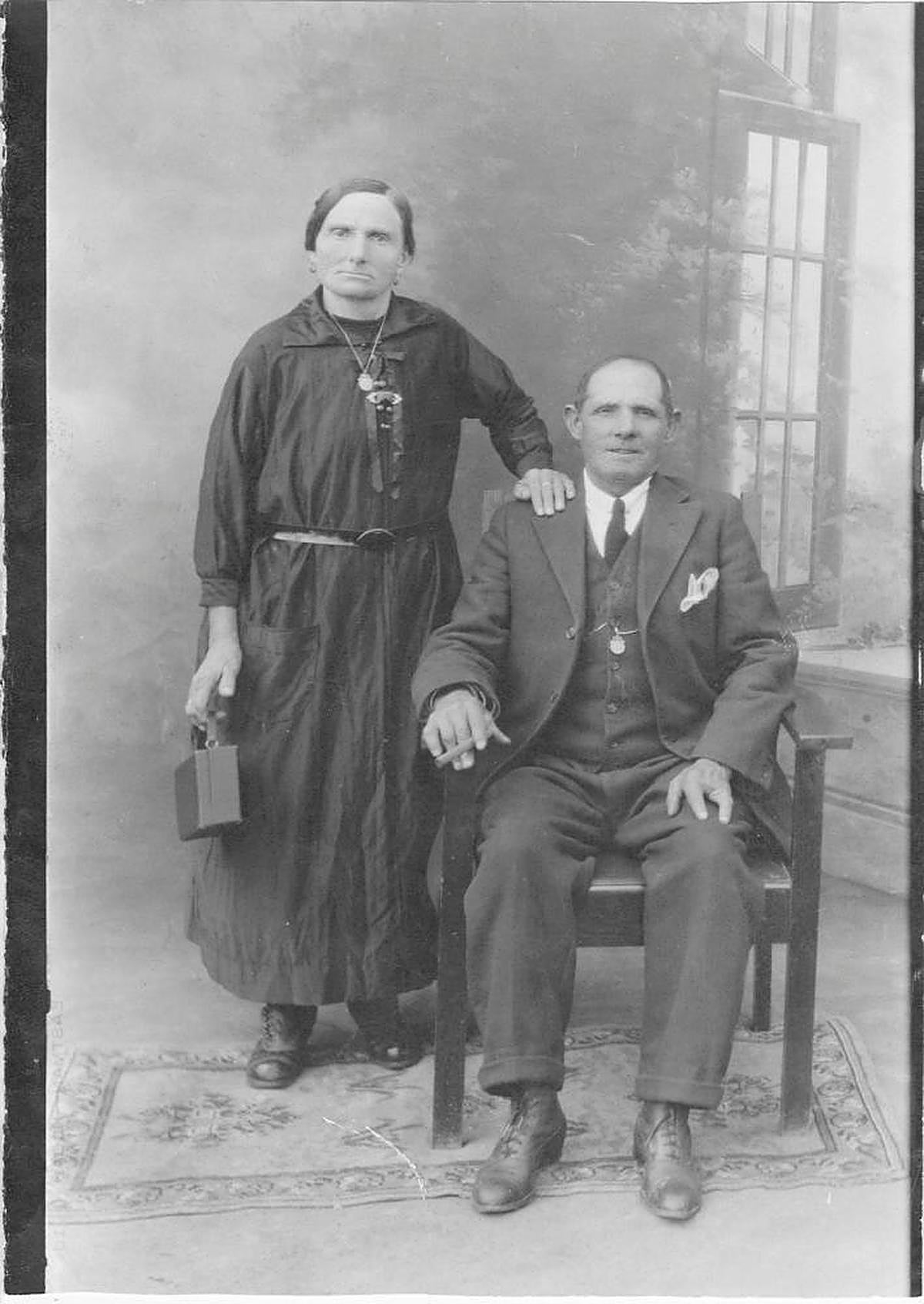 rancisco Martín y y Dominga Vicente, de Mancera de Abajo, quienes no eran tan jóvenes como la mayoría cuando se lanzaron a la aventura a los 50 y 46 años embarcando en el SS Harpalion