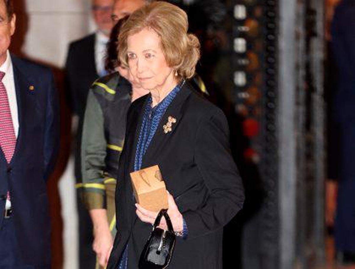 La Reina Sofía en la entrega de premios.