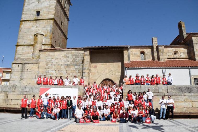 Un centenar de voluntarios de toda la provincia participaron ayer en el encuentro en Vitigudino.