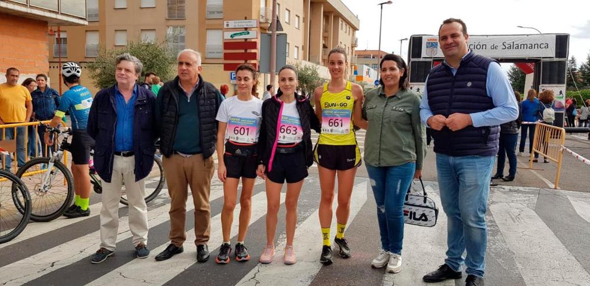 Las tres primeras clasificadas en categoría femenina. | EÑE