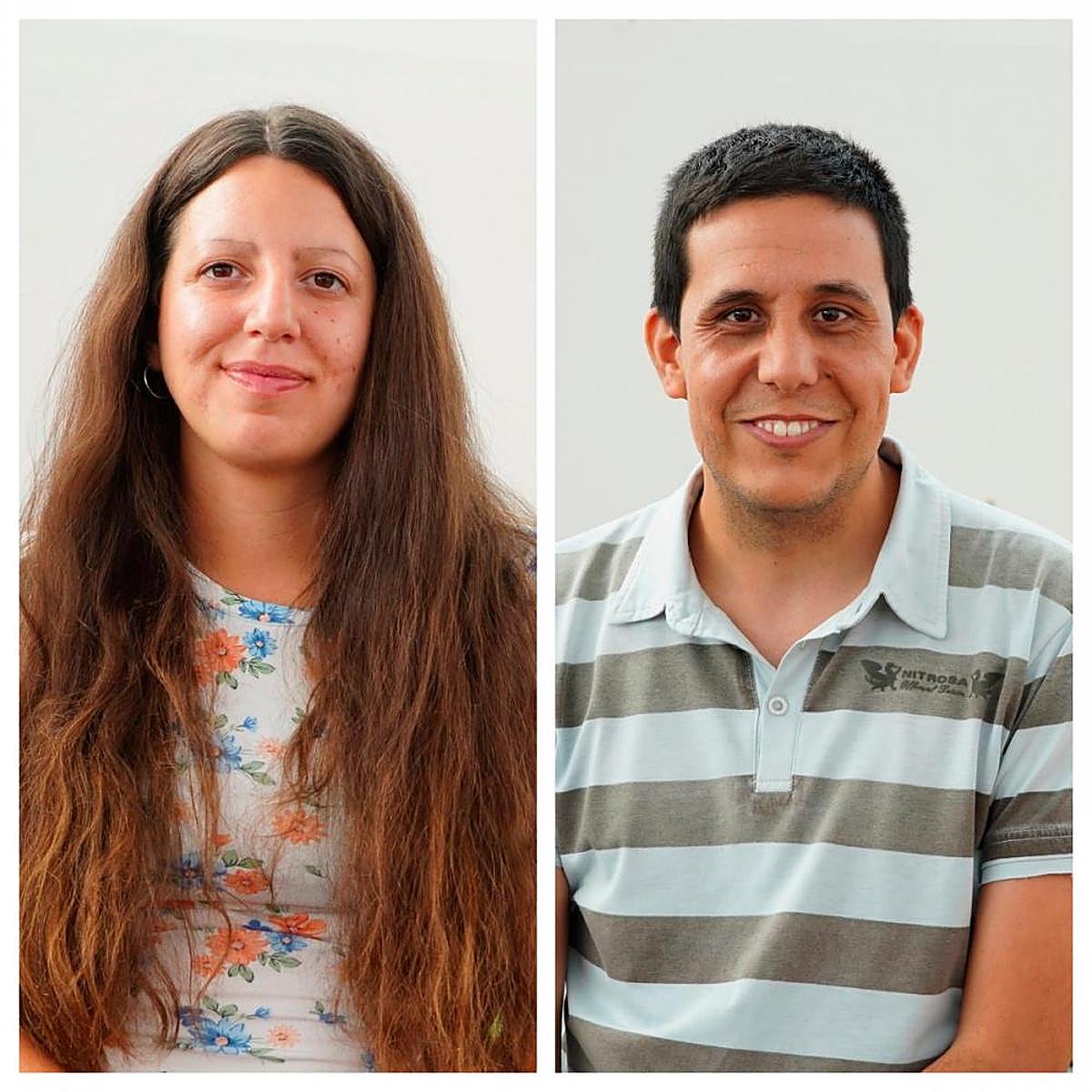 Verónica Santos y David Ramos.