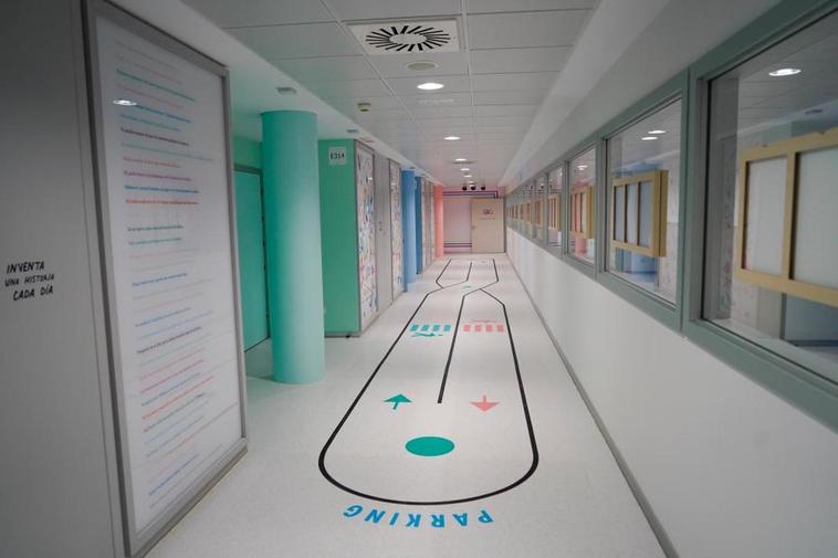 Área de Pediatría del nuevo Hospital de Salamanca.