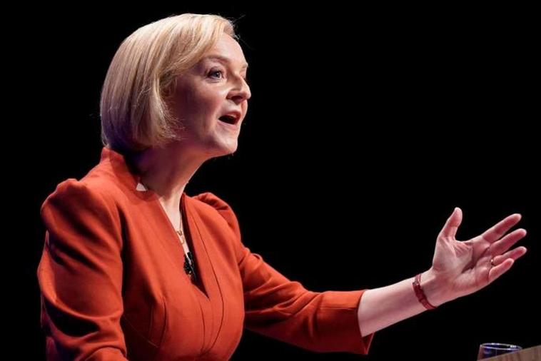 La primera ministra de Reino Unido, Liz Truss.