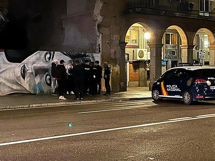 El carril de subida de la Gran Vía a plaza de España estuvo media hora cortado
