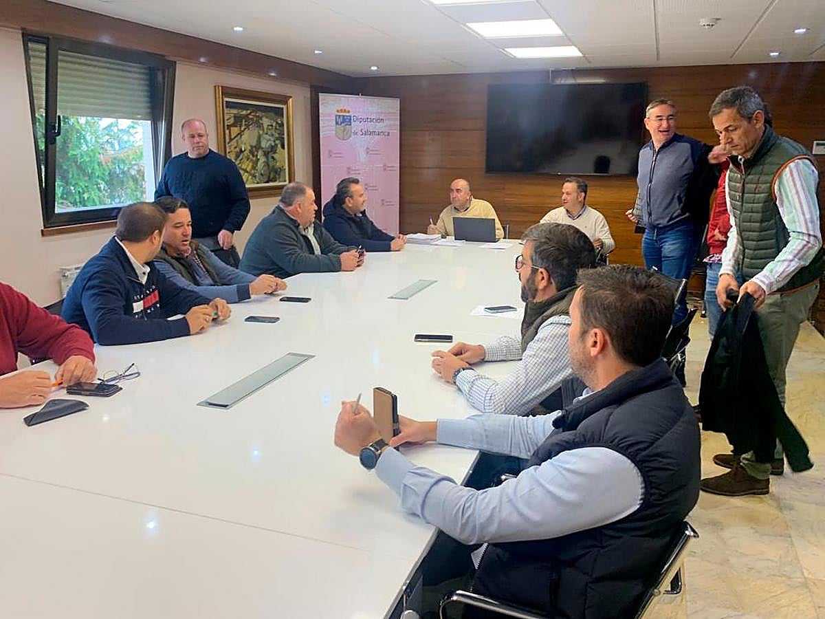 Mesa de cereal de la Lonja de Salamanca.