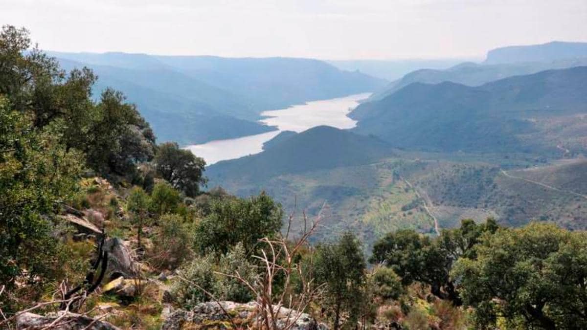 Vista del Parque Natural de Las Arribes del Duero, entre las provincias de Salamanca y Zamora.