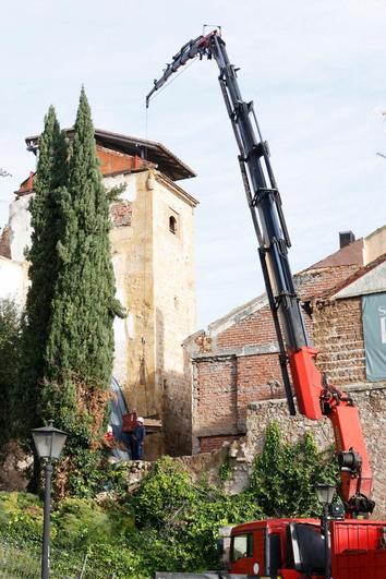 Retoman el desescombro de la Cueva de Salamanca tras casi un año del derrumbe