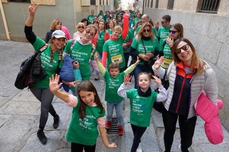 Buen ambiente en la Marcha contra el Cáncer