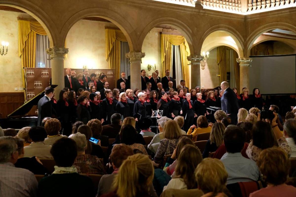 Concierto en 2019 del Coro Ciudad de Salamanca en el Casino de la ciudad.