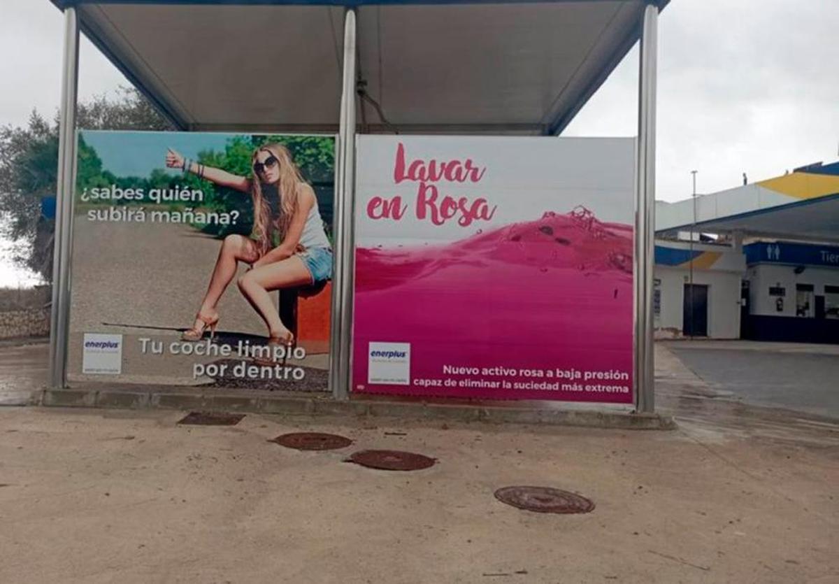 Publicidad sexista en las estaciones de servicio Enerplus