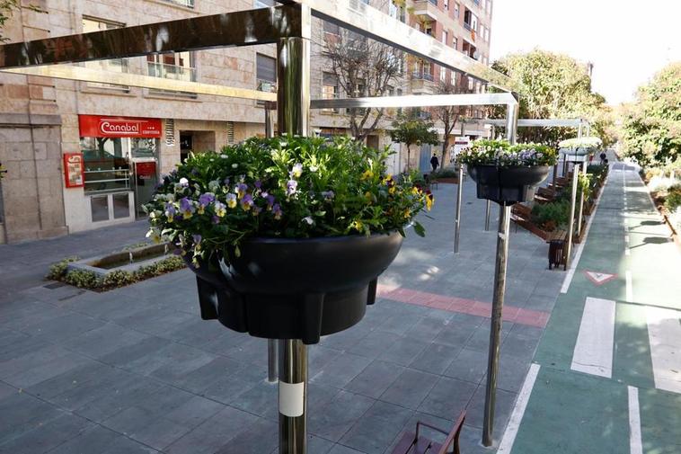 Las zonas de Salamanca donde se colocarán nuevas jardineras colgantes