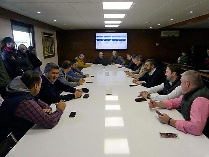 Mesa del cereal de la Lonja de Salamanca.