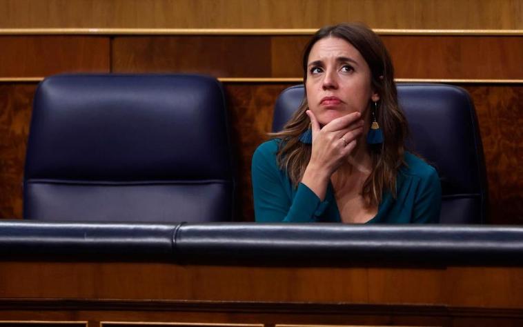 La ministra de Igualdad, Irene Montero.