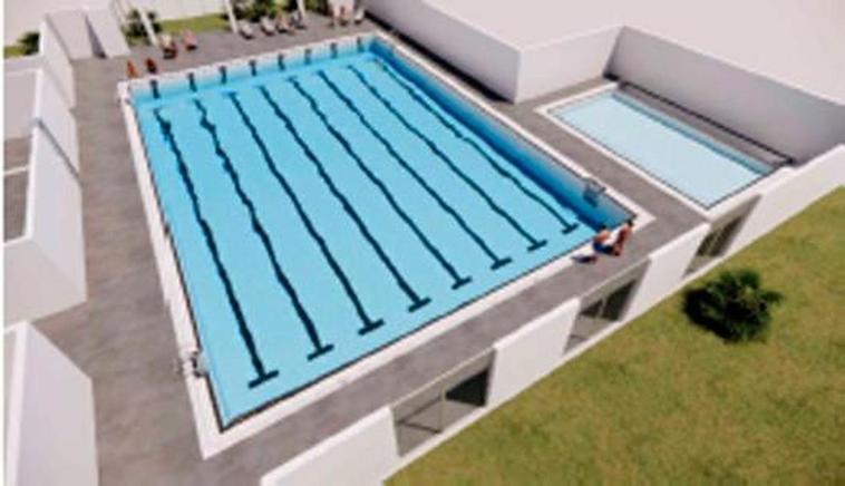 Recreación de la piscina en el proyecto básico de ejecución