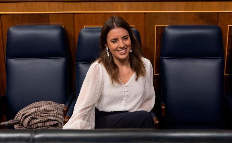 La autora intelectual de la ley del ‘sólo sí es sí’, Irene Montero.